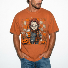 Creepy Doll Halloween Graphic T-Shirt – Cute Fall Horror Tee
