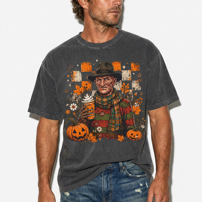 Creepy Doll Halloween T-Shirt – Comfort Colors Cute Horror Graphic Tee