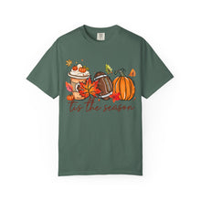 Tis The Season Shirt | Fall Pumpkin Spice Football Comfort Colors Tee | Autumn Vibes Thanksgiving Shirt