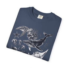 Sea Creatures Comfort Colors® Tee | Unisex Ocean Lover Graphic T-Shirt