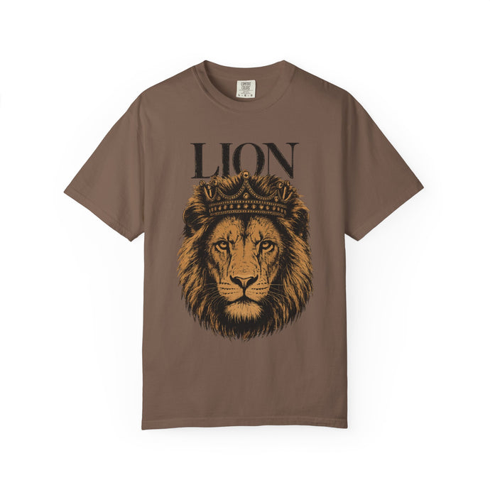 Lion King Crown Shirt, Comfort Colors Leo Tee, Unisex Lion Head T-Shirt