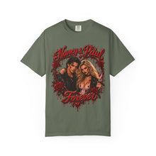 Personalized Gothic Couple Shirt with Custom Photo & Names – Dark Romance Couple’s Gift