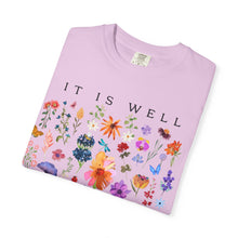 It Is Well With My Soul floral tee | T-Shirt