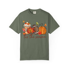 Tis The Season Shirt | Fall Pumpkin Spice Football Comfort Colors Tee | Autumn Vibes Thanksgiving Shirt