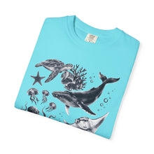 Sea Creatures Comfort Colors® Tee | Unisex Ocean Lover Graphic T-Shirt