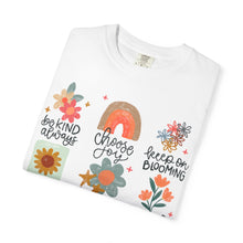 Positive Affirmations Floral T-Shirt | Comfort Colors Inspirational Tee | Wildflower Positive Doodle Shirt | Mental Health Gift