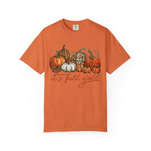 It's Fall Y'all Shirt | Leopard Pumpkin Comfort Colors Tee | Cute Autumn Pumpkin Patch Shirt
