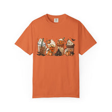 Halloween Latte Shirt, Pumpkin Spice Tee, Comfort Colors Fall Coffee Shirt Unisex