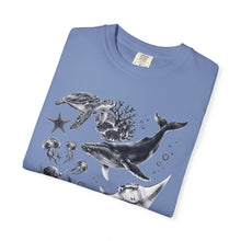 Sea Creatures Comfort Colors® Tee | Unisex Ocean Lover Graphic T-Shirt
