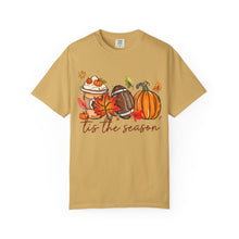 Tis The Season Shirt | Fall Pumpkin Spice Football Comfort Colors Tee | Autumn Vibes Thanksgiving Shirt