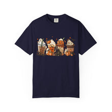 Halloween Latte Shirt, Pumpkin Spice Tee, Comfort Colors Fall Coffee Shirt Unisex