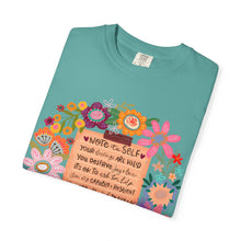 Boho Floral 'Note to Self' Tee — Positive Affirmation Comfort Colors T-Shirt