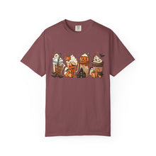 Halloween Latte Shirt, Pumpkin Spice Tee, Comfort Colors Fall Coffee Shirt Unisex