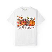 Tis The Season Shirt | Fall Pumpkin Spice Football Comfort Colors Tee | Autumn Vibes Thanksgiving Shirt