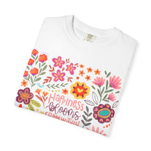 Happiness Bloom From Within Tee | Floral Comfort Colors T-Shirt