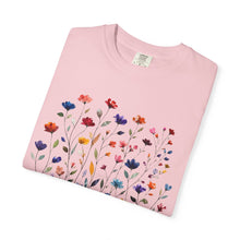 Floral Meadow T-Shirt — Colorful Watercolor Wildflower Tee