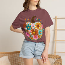 Floral Pumpkin Shirt | Wildflower Fall Comfort Colors Tee | Boho Autumn Pumpkin T-Shirt