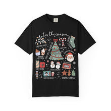 Tis The Season Shirt | Christmas Favorite Things Comfort Colors Tee | Cute Holiday Activities T-Shirt