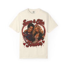 Personalized Horror Couple Shirt, Custom Photo & Names, Spooky Couple Portrait Tee, Halloween Couple Gift