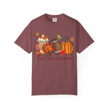 Tis The Season Shirt | Fall Pumpkin Spice Football Comfort Colors Tee | Autumn Vibes Thanksgiving Shirt