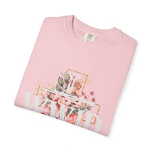Floral WWJD Cross T-Shirt | Comfort Colors Christian Faith Tee | Boho Wildflower Cross Graphic Shirt