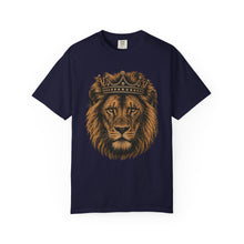 Lion King Crown Shirt, Comfort Colors Leo Tee, Unisex Lion Head T-Shirt