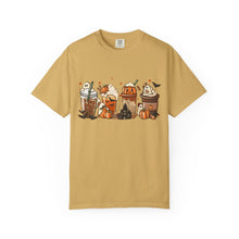 Halloween Latte Shirt, Pumpkin Spice Tee, Comfort Colors Fall Coffee Shirt Unisex