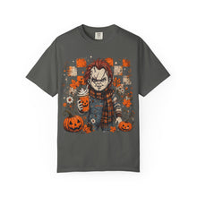 Creepy Doll Halloween Graphic T-Shirt – Cute Fall Horror Tee