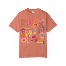 Wildflower Bouquet Graphic Tee | Colorful Folk Art Floral Shirt | Boho Botanical Garden Print