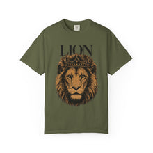 Lion King Crown Shirt, Comfort Colors Leo Tee, Unisex Lion Head T-Shirt