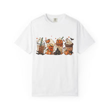 Halloween Latte Shirt, Pumpkin Spice Tee, Comfort Colors Fall Coffee Shirt Unisex