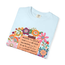 Boho Floral 'Note to Self' Tee — Positive Affirmation Comfort Colors T-Shirt