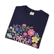 Spread Love Botanical Flower T-Shirt — Inspirational Floral Tee