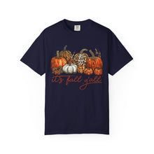 It's Fall Y'all Shirt | Leopard Pumpkin Comfort Colors Tee | Cute Autumn Pumpkin Patch Shirt