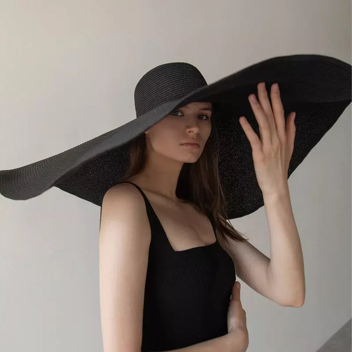 XXL Oversized Wide Brim Sun Hat – Foldable, Travel-Friendly, 10+ Colors