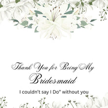 Love Knot Necklace - Bridesmaids Jewelry - Thank You for Being My Bridesmaid