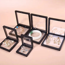 10pcs See-Through Floating Jewelry Boxes – Necklace, Ring & Gift Storage