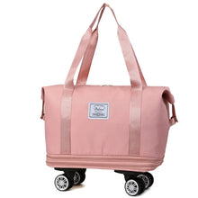 Double-layer Expansion with Wheels Large-capacity Travel Bag - Unisex