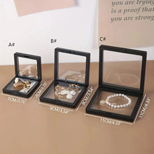 10pcs See-Through Floating Jewelry Boxes – Necklace, Ring & Gift Storage