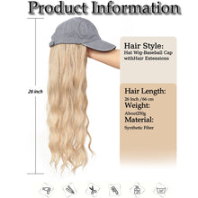 Gorgeous Long Wavy Cap Wig – Baseball Hat Hair Wig