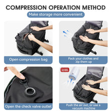 Vacuum Travel Backpack Large Capacity Unisex
