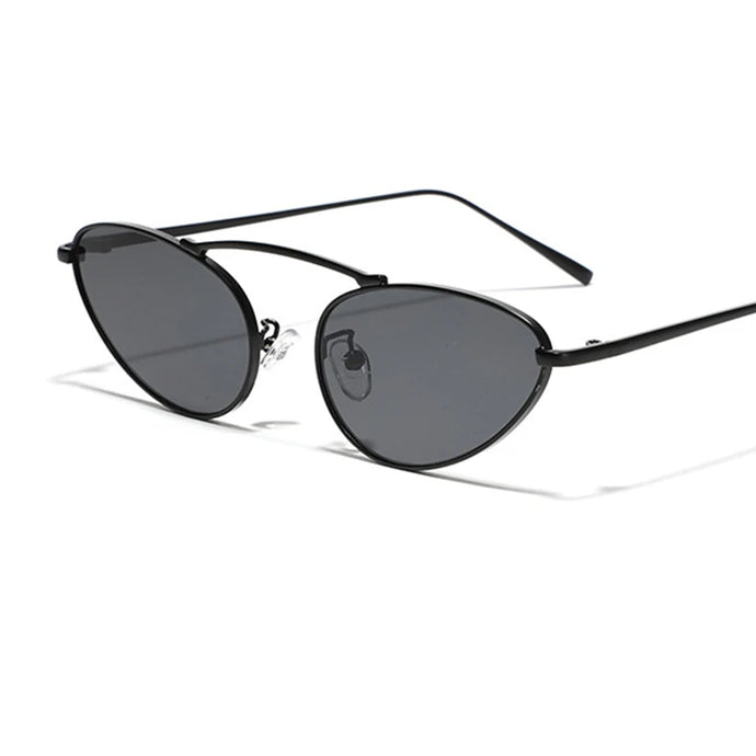 Designer Inspired Small Oval Cat Eye Sunglasses - Bella