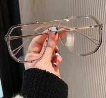 Oversized Clear Fashion Sunglasses UV400 - CLARITY