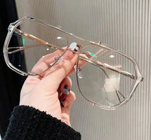 Oversized Clear Fashion Sunglasses UV400 - CLARITY