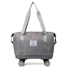 Double-layer Expansion with Wheels Large-capacity Travel Bag - Unisex