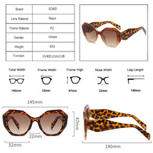 Designer's Inspired Oversized Sunglasses UV400 - Jacky