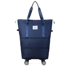 Double-layer Expansion with Wheels Large-capacity Travel Bag - Unisex