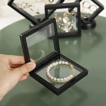 10pcs See-Through Floating Jewelry Boxes – Necklace, Ring & Gift Storage
