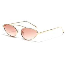 Designer Inspired Small Oval Cat Eye Sunglasses - Bella