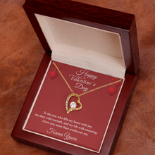 Happy Valentine's Day Heart Necklace